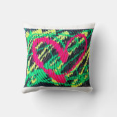 クッション抽象芸術アートハート クッション (裏面)