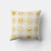 クッション枕と太陽写真 クッション (裏面)