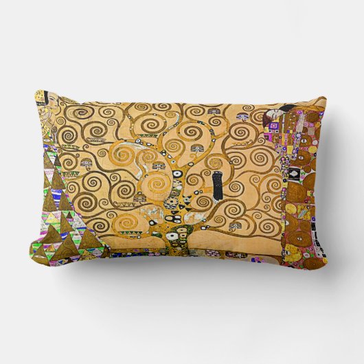 クッション生命の樹 ランバークッション (正面)