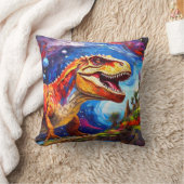 クッション装飾用クッションと恐竜のケースセット クッション (ブランケット)