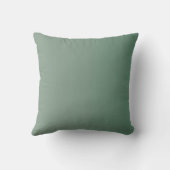 クッション/セージ緑無地の色 クッション (裏面)