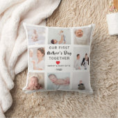 クッション | 父の日の写真コラージュ (ブランケット)