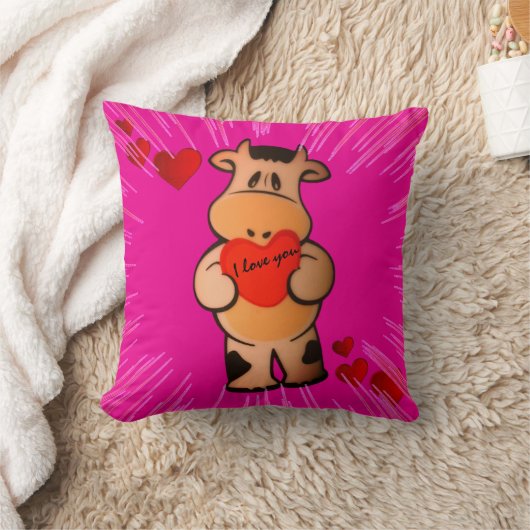 クッション 牛の気持ち (ブランケット)