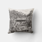 クッション – 「賑やかな街を抜けて…」 (裏面)