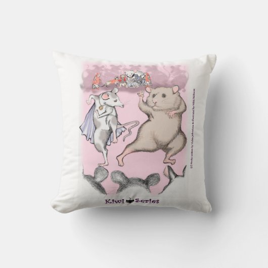 クッション- Hammyハムスター(キーウィシリーズ) クッション (正面)