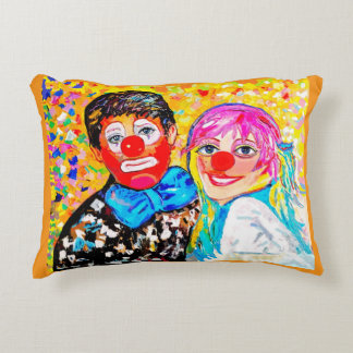 クッション ''Two artists''