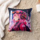 クッション|VACHABORG グッズ|「ピンクメカニカルガールの探検」 クッション (ブランケット)