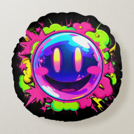 クッション｜VACHABORG グッズ「 電光石火少女 Eccentric Flash Girl 」 ラウンドクッション