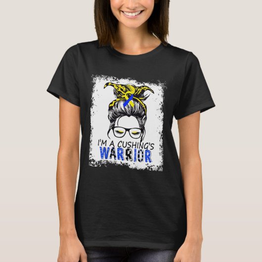 クッシング症候群と闘う人 Tシャツ (正面)