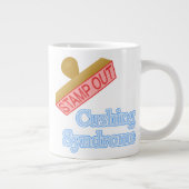 クッシング症候群を根絶する ジャンボコーヒーマグカップ (右)