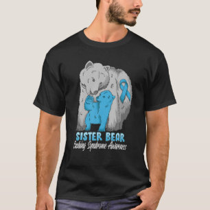 クッシング症候群児童認識度ママベアサポート Tシャツ