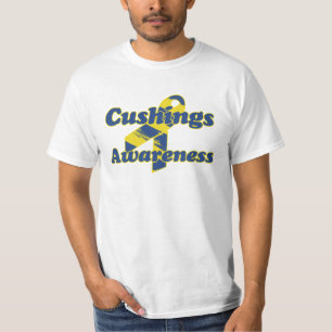クッシング認識度リボン Tシャツ