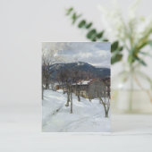 クッテリング近くの冬の風景, 1899 ポストカード (スタンド正面)