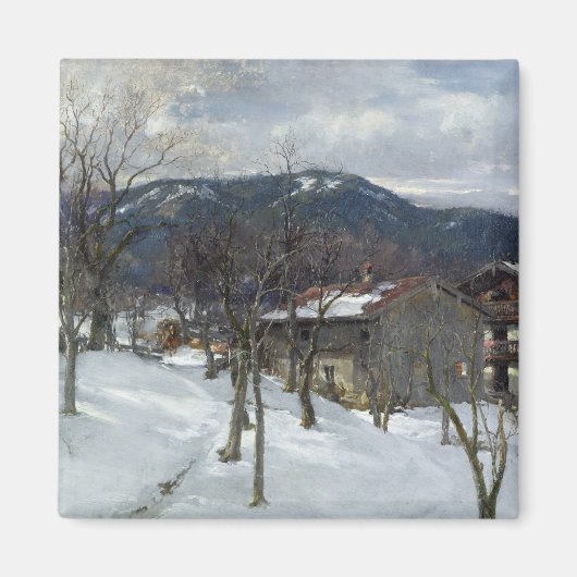 クッテリング近くの冬の風景, 1899 マグネット (正面)