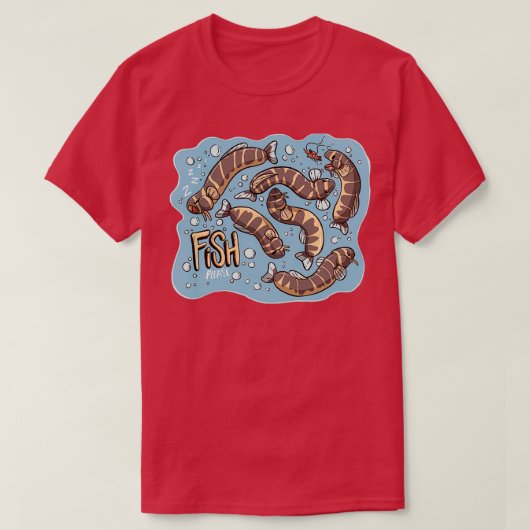クットフィッシュの楽しみ Tシャツ (デザイン正面)