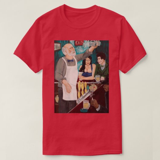 クットーここに来る Tシャツ (デザイン正面)