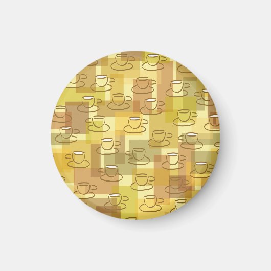 クッパジョー – コーヒーレトロ マグネット (正面)