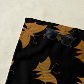 クッパー，蝶，金属，装飾，デザイン, ビーチタオル (インサイチュ)