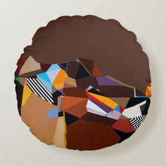 クッ芸術的ションユニークデザインクッションラグジュアリー ラウンドクッション