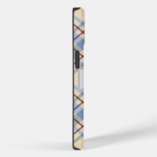 クティモノグラムのタータンチェックプレイドファッションパターン Case-Mate iPhoneケース (裏面 / 右)