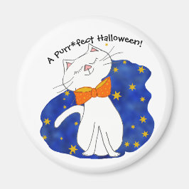 クテキティキャットスターリーナイトハロウィーン マグネット