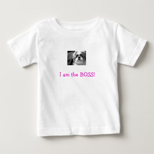 クテシエブ&w私がボス! ベビーTシャツ (正面)