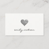 クテシーグレーハート 名刺 (正面)