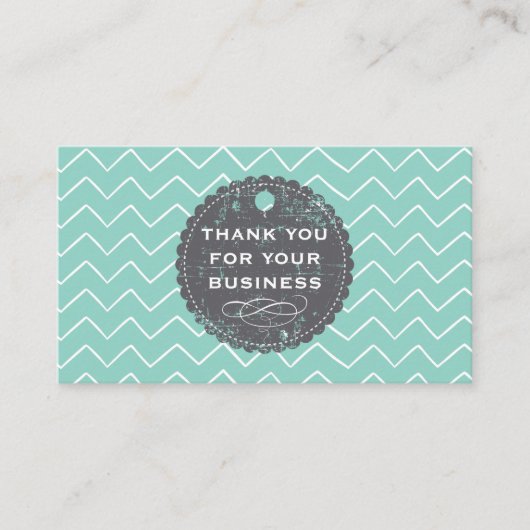 クテシーブティックグランジバッジサンキュー ロイヤリティカード (正面)