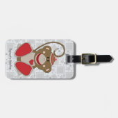 クテリンソックモンキー ラゲッジタグ (正面横)