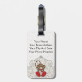 クテリンソックモンキー ラゲッジタグ (裏面縦)