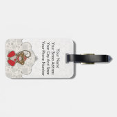 クテリンソックモンキー ラゲッジタグ (裏面横)