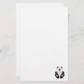 クテリンパンダベアー 便箋 (正面/裏面)
