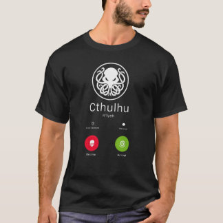 クトゥルフの死の叫び Tシャツ