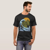 クトゥルフの波 Tシャツ (正面フル)