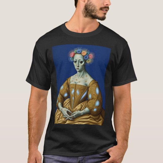 クトゥルフの神話のLady Deep One インネスマスの住人 Tシャツ (正面)