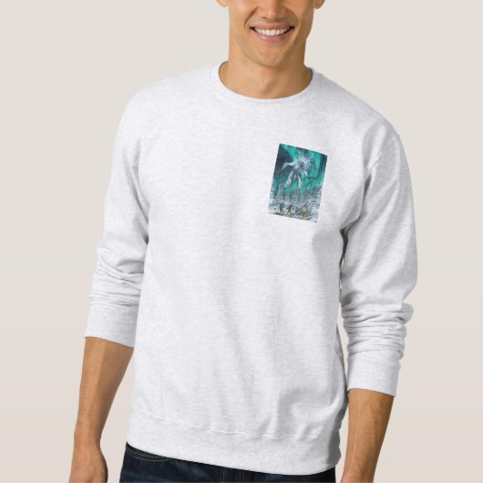 クトゥルフフード付 スウェットシャツ (正面)