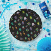 クトゥルフロヴェクラフトミートスチビ（小さくかわいく書いた感じ）ベストリー ペーパープレート (パーティー)