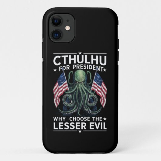 クトゥルフ大統領 楽しい2024年選挙 Case-Mate iPhoneケース (裏面)