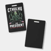 クトゥルフ大統領 Funny 2024選挙  バッジ (正面＆裏面)