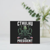 クトゥルフ大統領 Funny 2024選挙  ポストカード (スタンド正面)