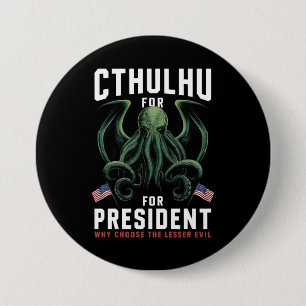 クトゥルフ大統領 Funny 2024選挙 缶バッジ