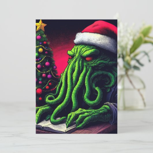 クトゥルフ・クリスマス・クリープマス・ホリデー・シーズン シーズンカード (スタンド正面)