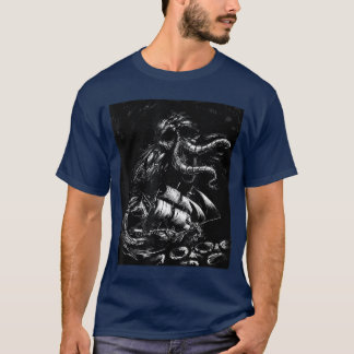 クトゥルフ 海の恐怖の友 Tシャツ