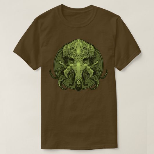 クトルフメダリオン Tシャツ (デザイン正面)