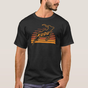 クドゥアンテロープKalahariサファリアフリカボケTシャツ Tシャツ