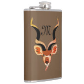 クドゥ素晴らしアンテローペモノグラム フラスク (右)