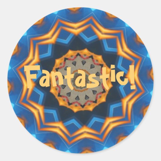 クドスのステッカーシリーズ ラウンドシール (正面)