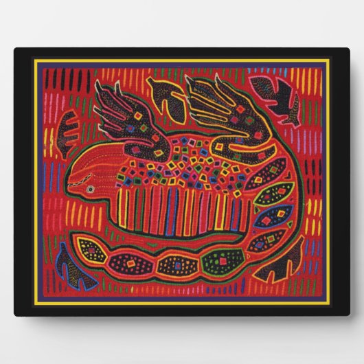 クナインディアンイグアナモラ フォトプラーク (正面)