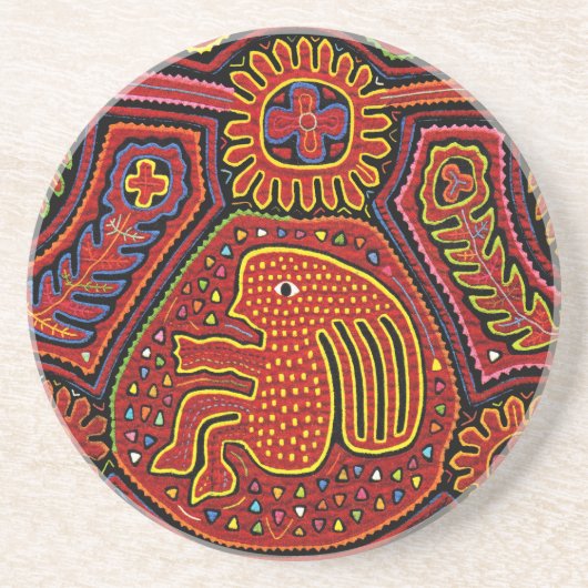 クナインディアンガールon a bicycle コースター (正面)