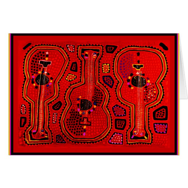 クナインディアンギター (正面横)